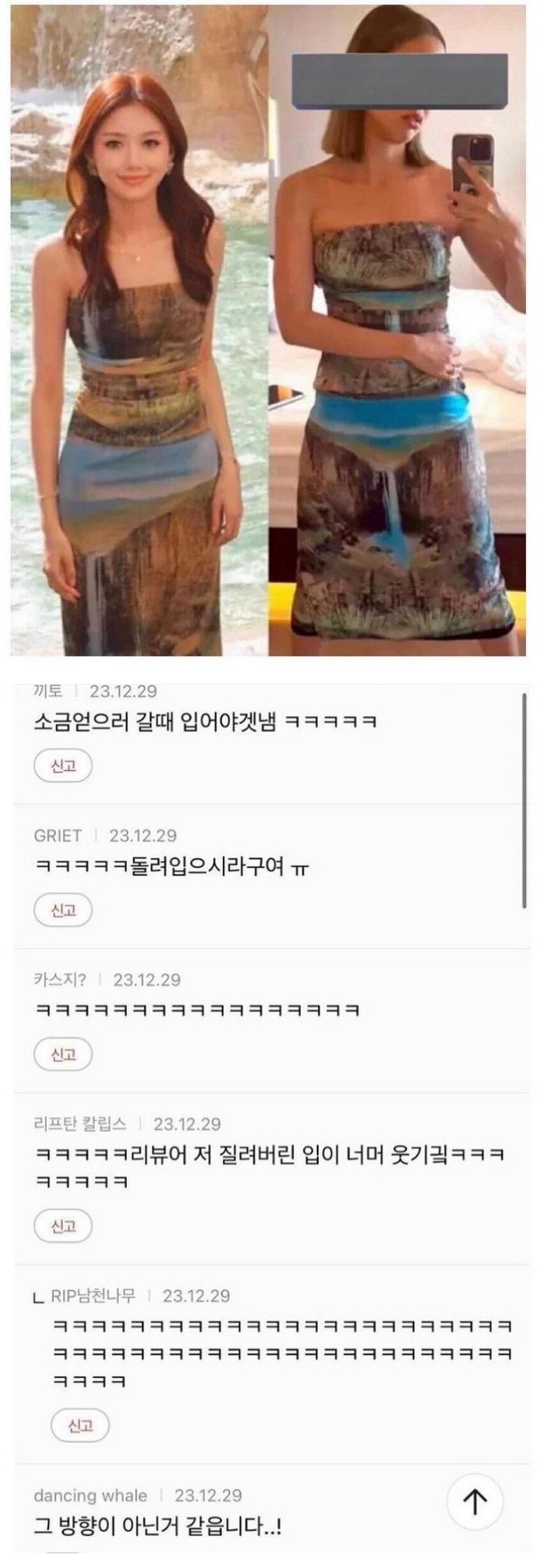 어딘가 잘못된 누나의 원피스